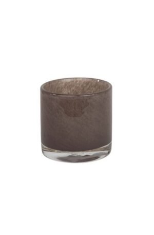 Olsson & Jensen Nilla kynttilälyhty 8 cm Ruskeanharmaa