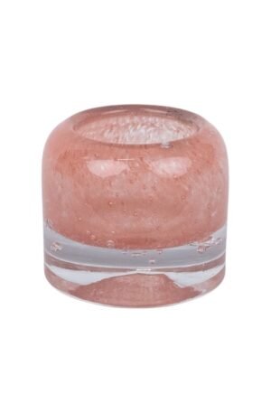 Olsson & Jensen Leah kynttilälyhty Ø7,5 cm Koralli