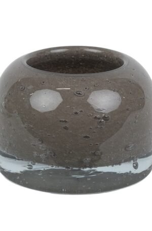 Olsson & Jensen Leah kynttilälyhty Ø15 cm Ruskeanharmaa