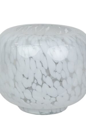 Olsson & Jensen Leo kynttilälyhty/maljakko Ø23,5 cm Valkea