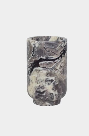 Olsson & Jensen Stevie vaasi Ø12,5x20,5 cm Harmaa marmori