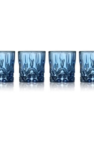 Lyngby Glas Sorrento shottilasit 4 cl 4 kpl Sininen