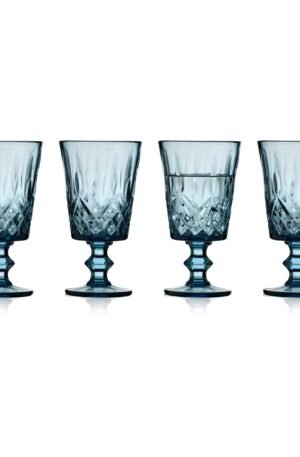 Lyngby Glas Sorrento viinilasi 29 cl 4-pakkaus Sininen
