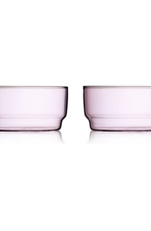 Lyngby Glas Torino kulho 50 cl 2-pakkaus Pink