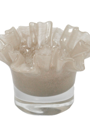 Olsson & Jensen Loa kynttilänjalka 14 cm Ruskeaharmaa