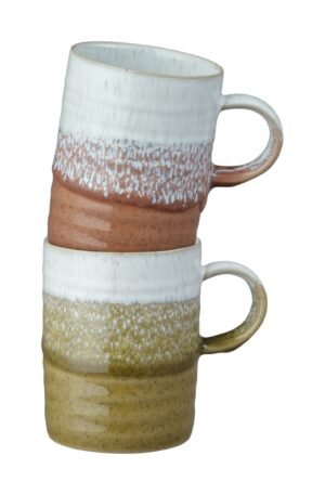 Denby Kiln Accents muki 40 cl 2 osaa Ochre-rust