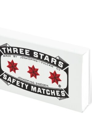 Solstickan Design Three Stars tulitikut täyttöpakkaus 50 kpl Valkoinen