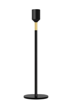 Solstickan Design Three Stars kynttilänjalka M 27 cm Musta