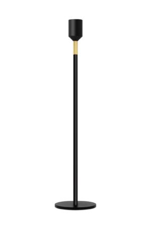 Solstickan Design Three Stars kynttilänjalka L 34 cm Musta