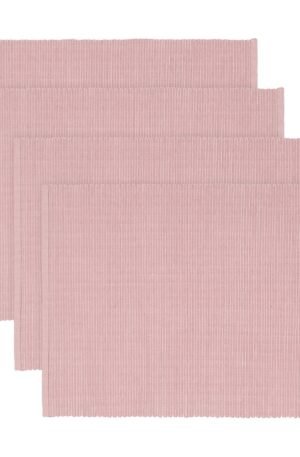 Linum Uni pöytätabletti 35x46 cm 4-pack Pölyinen roosa