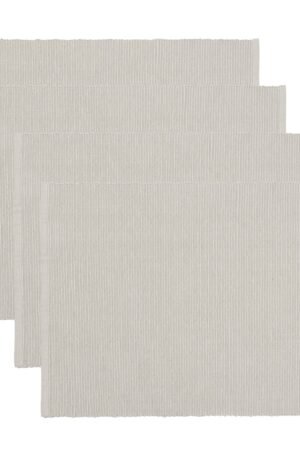 Linum Uni pöytätabletti 35x46 cm 4-pack Vaaleanharmaa