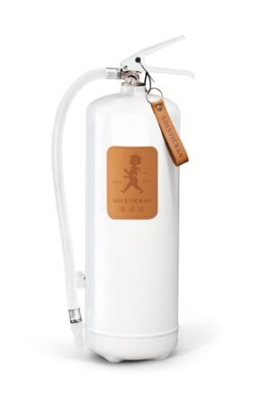 Solstickan Design Solstickan palosammutin 6 kg Vit-ljust nahka.