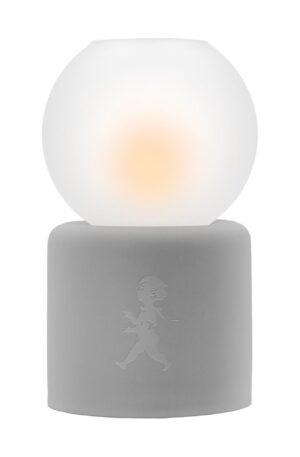 Solstickan Design Globe lämpökynttilälyhty Ø9,5x17 cm Vaaleanharmaa