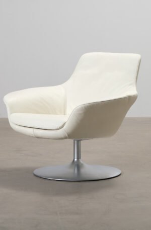 Walter Knoll Oscar nahkanojatuoli valkoinen