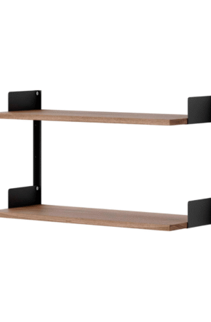 New Works Chamber 450 hylly pähkinä / musta