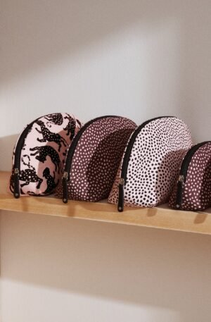 Nanso MURU kosmetiikkalaukku - punaruskea