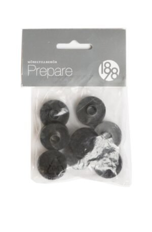 1898 Prepare lattiansuojus Musta, 26 mm muovi huopa putkiniitti, 8 kpl