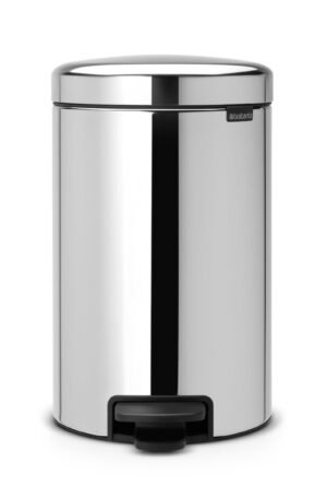 Brabantia New Icon poljinroskis 12 litraa brilliant steel (kiiltävä teräs)
