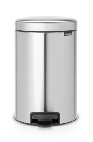 Brabantia New Icon poljinroskis 12 litraa matt steel fingerproof (matta teräs)