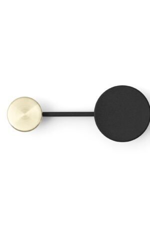 Audo Copenhagen Afteroom vaateripustin small musta messinki