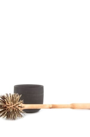 Iris Hantverk Iris wc-harja Koivu öljytty, tummanharmaa betonikuppi