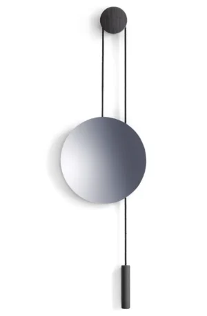 New Works Rise and Shine -peili Burned oak-steel weight