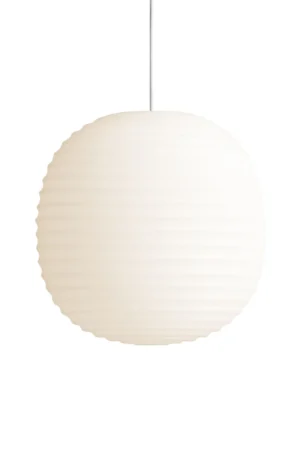 New Works Lantern riippuvalaisin small Frosted white opal glass