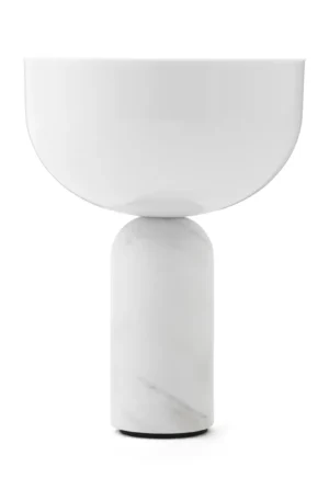 New Works Kizu portable pöytävalaisin White marble