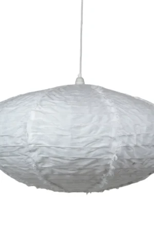 Olsson & Jensen Lino kattolamppu pellava Ø80 cm Valkea