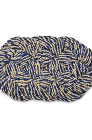 HAY Coco ovimatto 40x80 cm Swirl blue-off white