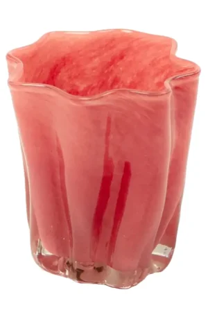 Olsson & Jensen Tess kynttilälyhty Ø10 cm Vadelma