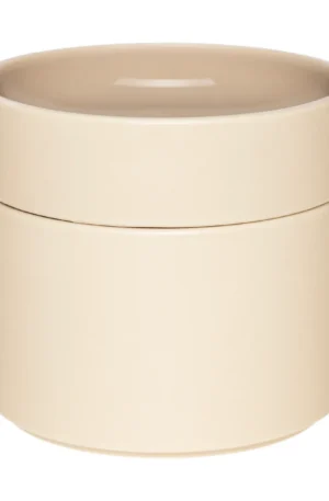 Arabia Kirnu koristepurkki Ø11x10 cm Beige