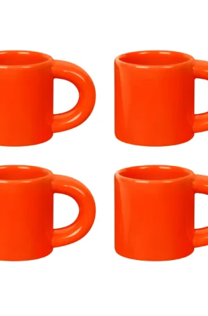 Hem Bronto espressokuppi 10 cl 4 kpl. Orange