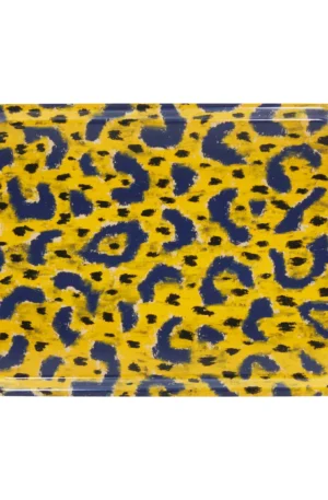 Hem Monster tarjotin Medium 37x53 cm Ochre yellow-grey-black