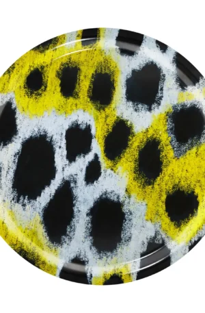 Hem Monster tarjotin Medium Ø49 cm White-yellow-black