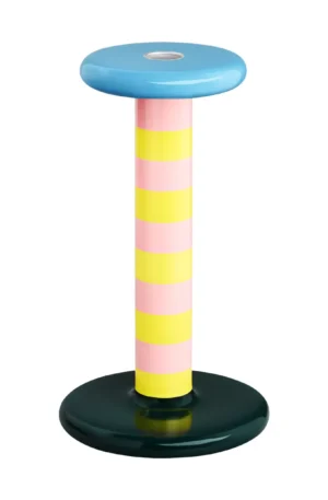 Hem Pesa kynttilänjalka High 23 cm Pink-sulfur yellow stripe