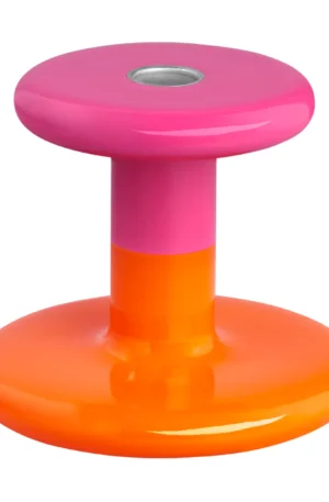 Hem Pesa kynttilänjalka Low 11 cm Magenta-orange