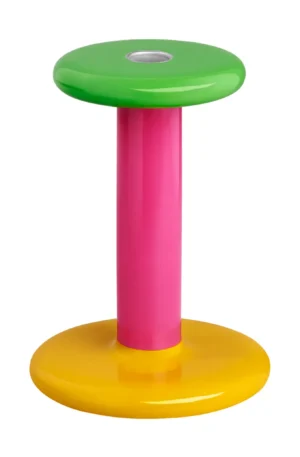 Hem Pesa kynttilänjalka Medium 18 cm Green-magenta-honey yellow