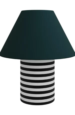 Hem Toto pöytälamppu Large 64 cm Pine-black & white stripes