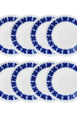 Rörstrand Mon Amie lautanen Ø24 cm 8-pakkaus - Sininen Sininen