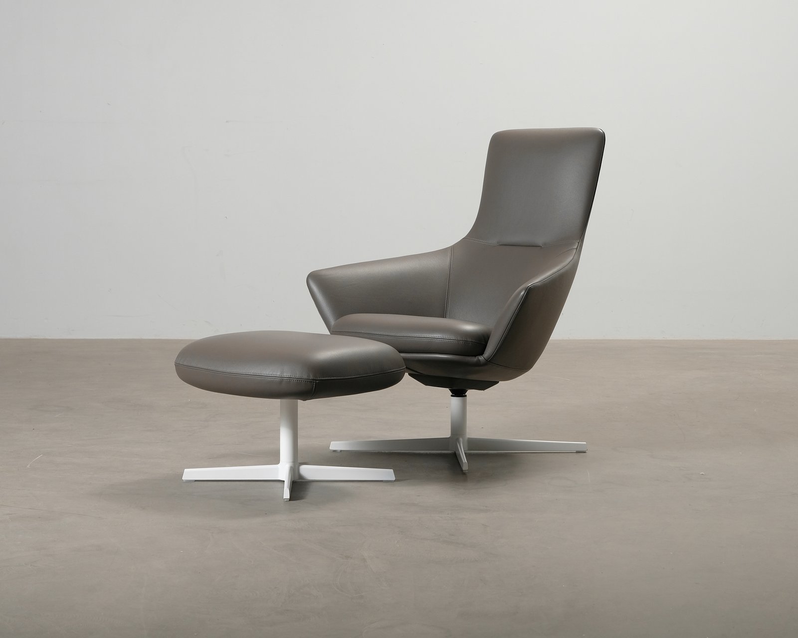 LaPalma Wing Tip nojatuoli rahilla ruskea / valkoinen