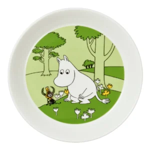 Moomin Arabia Muumipeikko lautanen Ruohon