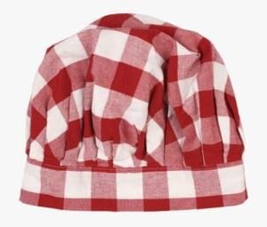 Olava Mini me kokkihattu punainen