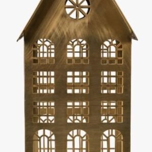 House large kynttilälyhty messinki