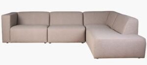 Juno sohva avokulmalla oikea, 4 osaa