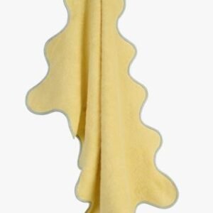 Scallop pyyhe keltainen