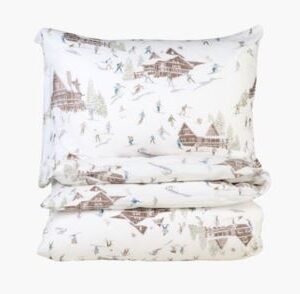 Skiers flanellipussilakanasetti