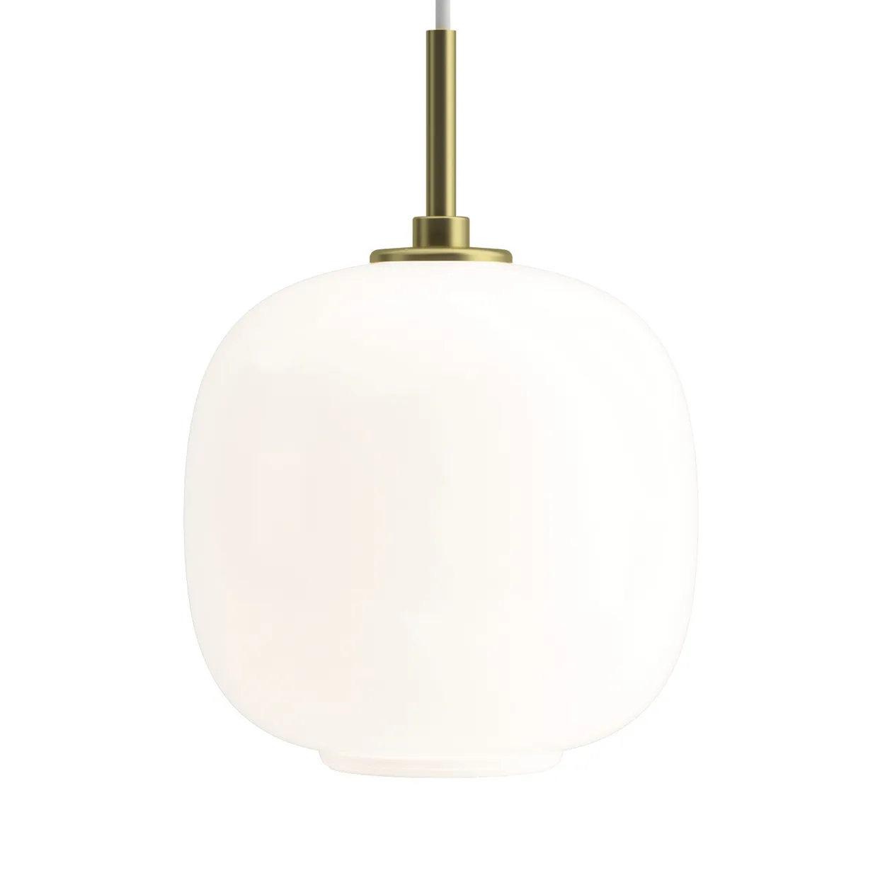 Louis Poulsen VL45 Radiohus kattovalaisin Ø17,5 cm Brass-white opal glass