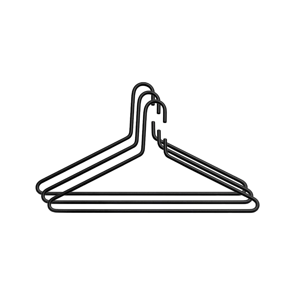 Essem Design Triangel vaateripustin, 3-pakkaus Musta