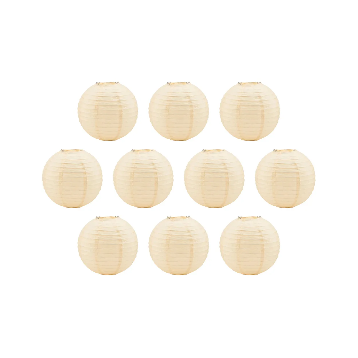 House Doctor Soni lampunvarjostin 10-pakkaus, hiekka Ø 25 cm